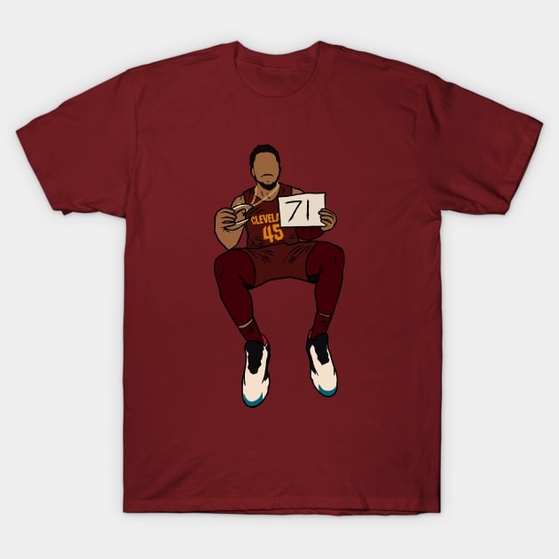 Donovan Mitchell 71 Points T-Shirt by rattraptees